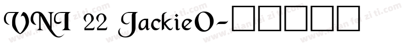 VNI 22 JackieO字体转换